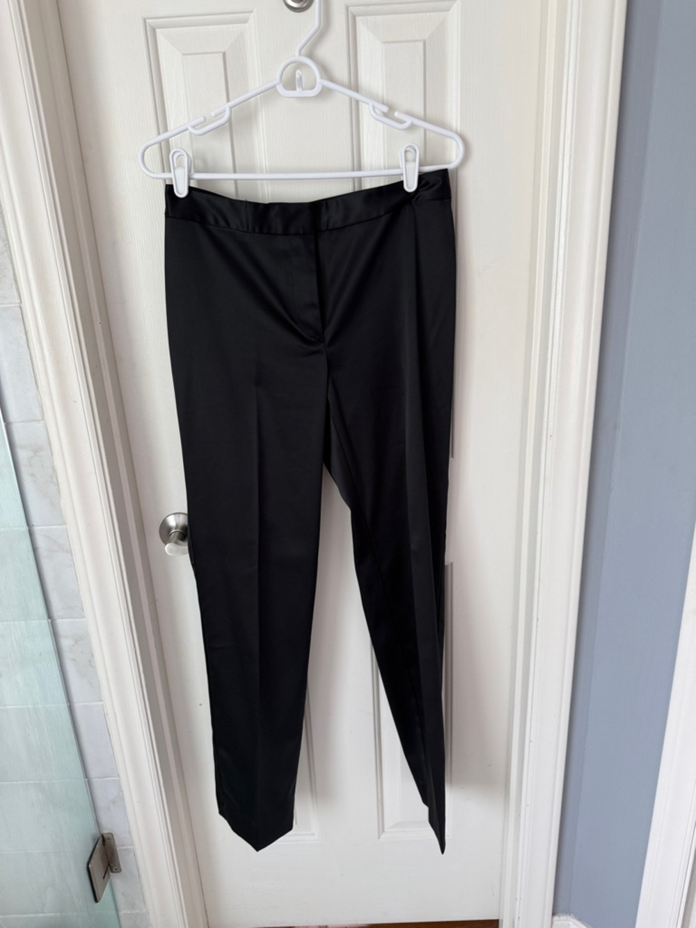 Talbots Classic Black satin pants